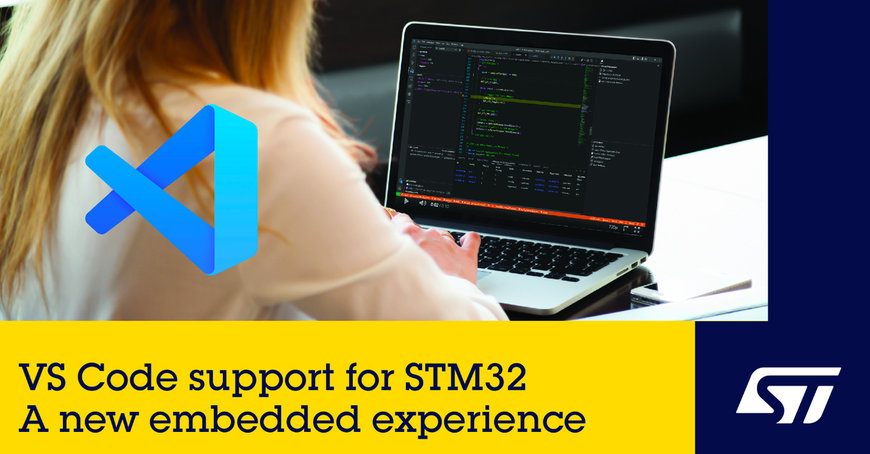 STMicroelectronics provides full STM32 support for Microsoft Visual Studio Code